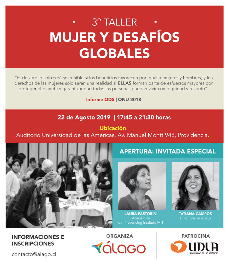 Invitación A Participar En 3er Taller Mujer Y Desafíos Globales En